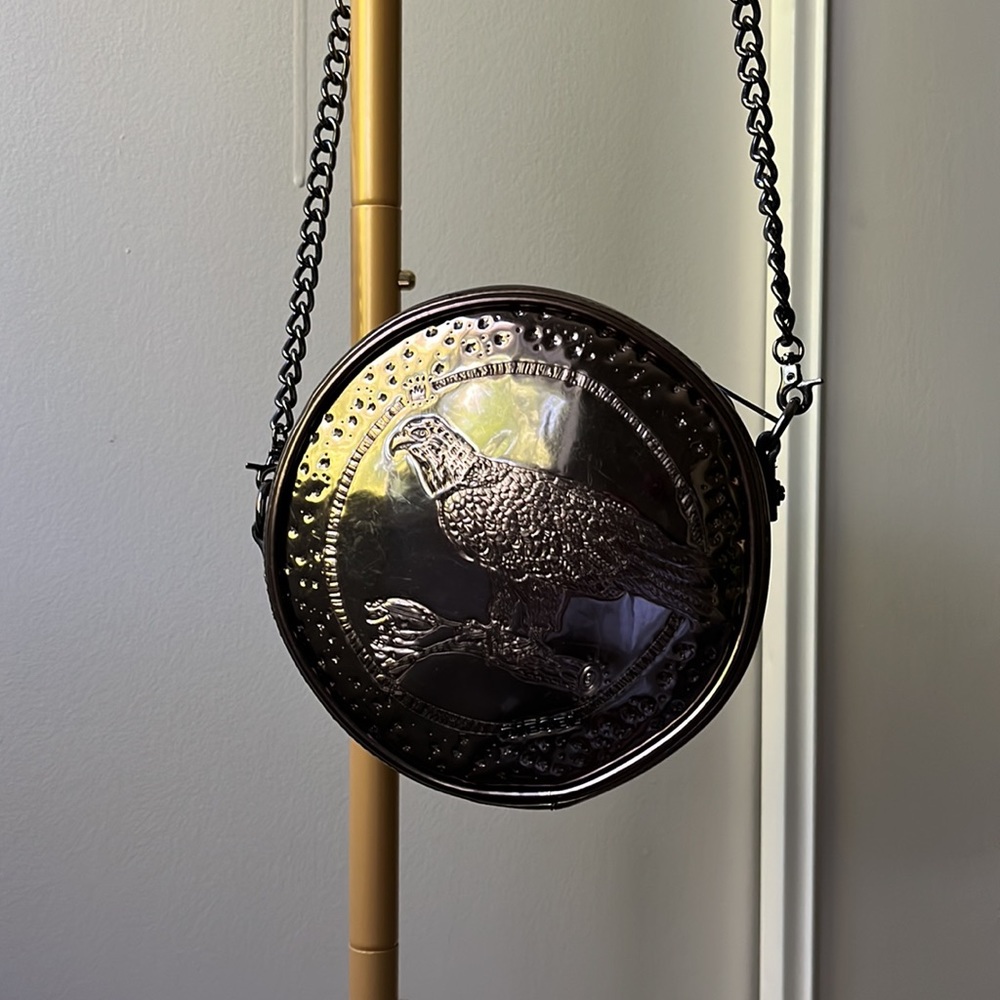 Diesel Round Metallic Cross-Body Bag